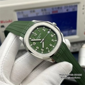 3KF A330SC Aquanaut 5168 42mm Green Dial Green Rubber Strap - Image 4