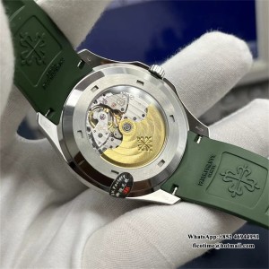 3KF A330SC Aquanaut 5168 42mm Green Dial Green Rubber Strap - Image 7