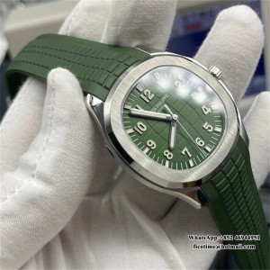 3KF A330SC Aquanaut 5168 42mm Green Dial Green Rubber Strap - Image 9