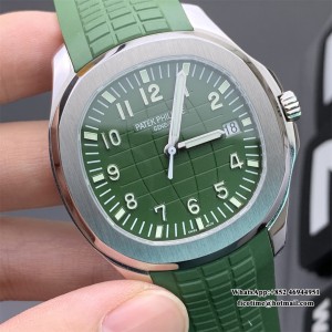 ZF A324SC Aquanaut 5168 42mm Green Dial Green Rubber Strap - Image 3