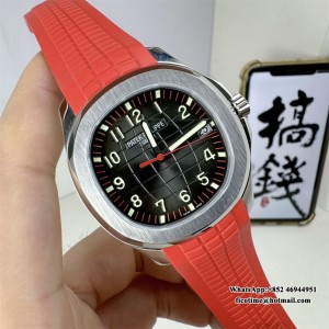 ZF A324SC Aquanaut 5167 40mm Black Dial Red Hand Red Rubber Strap - Image 2