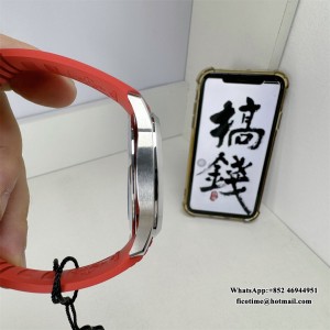 ZF A324SC Aquanaut 5167 40mm Black Dial Red Hand Red Rubber Strap - Image 4