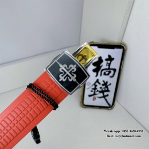 ZF A324SC Aquanaut 5167 40mm Black Dial Red Hand Red Rubber Strap - Image 6