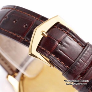 ZF A324SC Calatrava 5227 39mm RG White Dial Black Leather Strap - Image 9