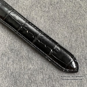 ZF A324SC Calatrava 5227 39mm Black Dial Black Leather Strap - Image 5