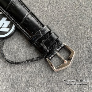 ZF A324SC Calatrava 5227 39mm Black Dial Black Leather Strap - Image 8