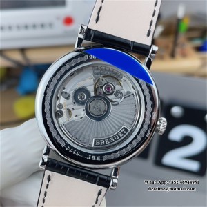 MKSF MY9015 Classique5177-29 38mm White Dial Black Leather Strap - Image 3