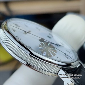 MKSF MY9015 Classique5177-29 38mm White Dial Black Leather Strap - Image 5