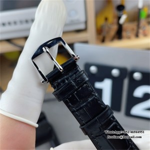 MKSF MY9015 Classique5177-29 38mm White Dial Black Leather Strap - Image 6