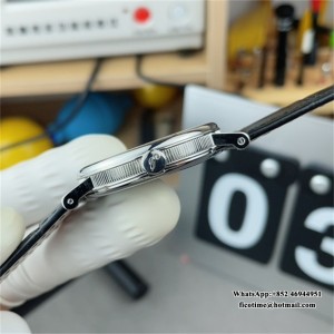 MKSF MY9015 Classique5177-12 38mm White Dial Black Leather Strap - Image 7