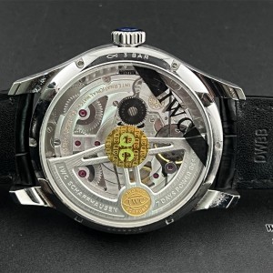 ZF A52850 IWC Portugieser 44mm IW503502 Blue Dial Black Leather Strap - Image 6