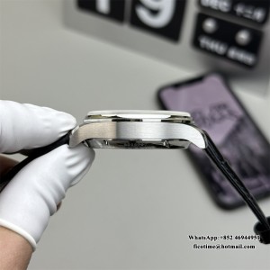 ZF A52850 IWC Portugieser 44mm IW503501 White Dial Black Leather Strap - Image 6