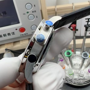 ZF A7750 IWC Portugieser Chrono 41mm IW371615 Green Dial Black Leather Strap - Image 7