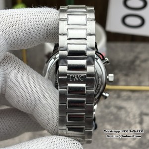 ZF A7750 IWC Portugieser Chrono 41mm IW371617 White Dial SS Bracelet - Image 8