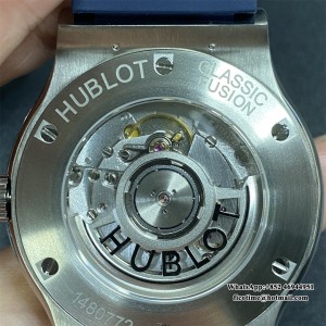 APSF A1110 Classic Fusion 42mm Blue Dial Blue Rubber Strap - Image 4