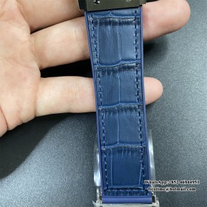 APSF A1110 Classic Fusion 42mm Blue Dial Blue Rubber Strap - Image 7