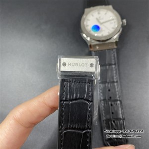 APSF A1110 Classic Fusion 42mm Black Dial Black Leather Strap - Image 5