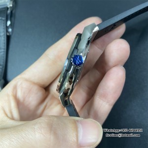 APSF A1110 Classic Fusion 42mm White Dial Black Leather Strap - Image 8