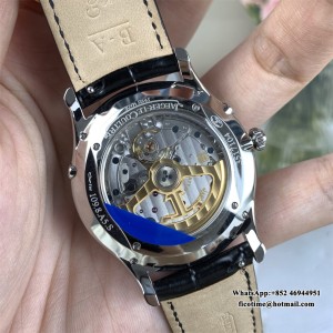 APSF A925 Master Ultra Thin Moon 39mm Black Dial Black Leather Strap - Image 8