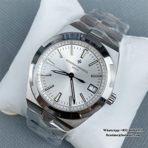 ZF A5100 Overseas 41mm 4500V Silver Dial SS Bracelet - Image 4