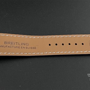 BLSF A7750 Breitling Chrono 42mm PREMIER B01 Blue Dial Blue Leather Strap - Image 5