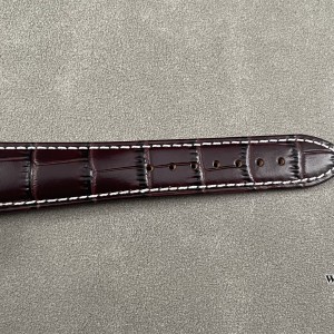 BLSF A7750 Breitling Chrono 43mm NAVITIMER B01 White Dial Brown Leather Strap - Image 3