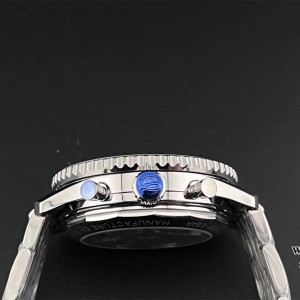 BLSF A7750 Breitling Chrono 43mm NAVITIMER B01 Champagne/Black Dial SS Bracelet - Image 2