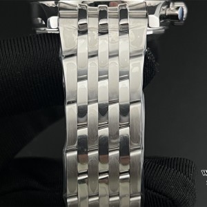 BLSF A7750 Breitling Chrono 43mm NAVITIMER B01 Champagne/Black Dial SS Bracelet - Image 3