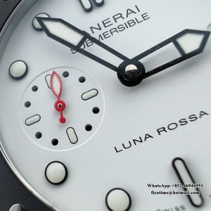 PAM1579 Submersible Luna Rossa 42mm VSF White Dial Gummy Strap P900 - Image 7