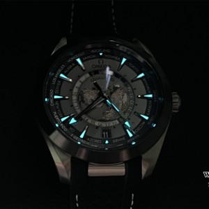 VSF A8938 Aqua Terra 150M Worldtimer 43mm Ti/RU Grey Dial - Image 4
