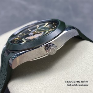 VSF A8938 Aqua Terra 150M 43mm Worldtimer SS/RU Green Dial - Image 2