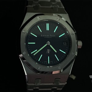 ZF A7121 Royal Oak 39MM 16202 Blue Textured Dial SS Bracelet - Image 4