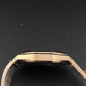 ZF A7121 Royal Oak 39MM RG 16202  Gray Textured Dial RG Bracelet - Image 6