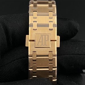 ZF A7121 Royal Oak 39MM RG 16202  Gray Textured Dial RG Bracelet - Image 7