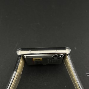 AF Quartz Tank Must 33.7x25.5mm  White Dial Black Leather Strap - Image 5