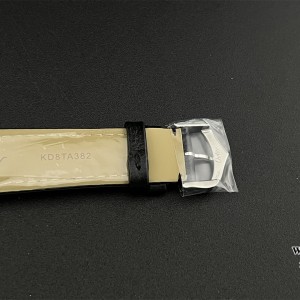 AF Quartz Tank Must 33.7x25.5mm  White Dial Black Leather Strap - Image 8