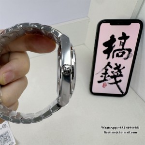 8F A5100 Overseas 4500V 41mm Blue Dial SS Bracelet - Image 7