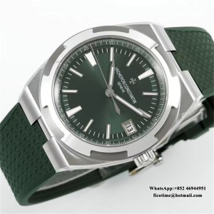 8F A5100 Overseas 4500V 41mm Green Dial Green Rubber Strap - Image 7