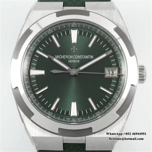 8F A5100 Overseas 4500V 41mm Green Dial Green Rubber Strap - Image 8