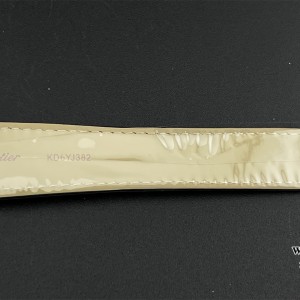 AF MY9015 Tank Solo 41mm White Dial Black Leather strap - Image 3