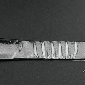 AF MY9015 Tank Solo 41mm White Dial Black Leather strap - Image 8