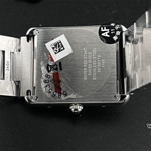 AF Quartz Tank Solo 27.4mm White Dial SS Bracelet - Image 4