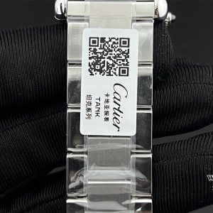 AF Quartz Tank Solo 27.4mm White Dial SS Bracelet - Image 8