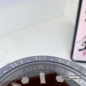 ARF VR3285 GMT Master II 126710 Bruce Wayne Oyster Bracelet 40mm Black Dial - Image 2