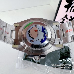 ARF VR3285 GMT Master II 126710 Bruce Wayne Oyster Bracelet 40mm Black Dial - Image 4