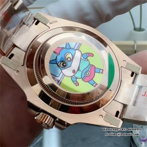 ARF VR3285 GMT Master II 126715 Rootbeer Oyster RG/RG Black Dial - Image 4