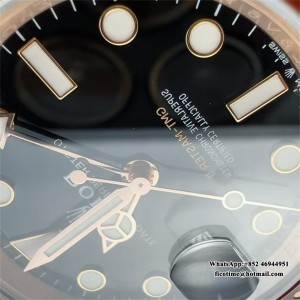 ARF VR3285 GMT Master II 126715 Rootbeer Oyster RG/RG Black Dial - Image 5