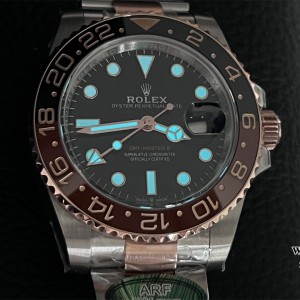 ARF VR3285 GMT Master II 126711 CHNR Rootbeer SS/RG Black Dial - Image 5