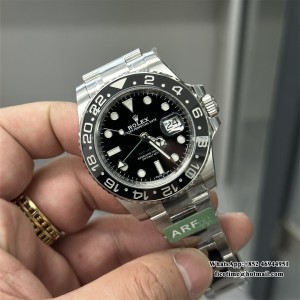 ARF Asia 3186 CHS GMT Master II 116710LN 904L SS/SS Black Dial - Image 4