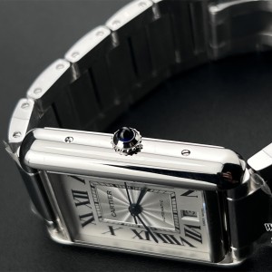 AF MY9015 Tank Must 41mm SS Bracelet Silver Dial - Image 3